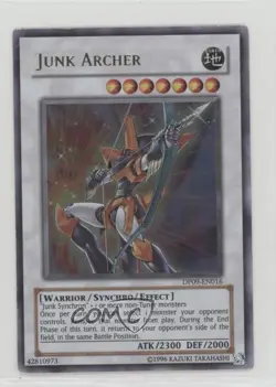 Junk Archer Unlimited YuGiOh Yusei Fudo 2 Duelist Pack #DP09-EN016 2010 d7k - Image 1