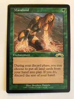 Manabond Exodus Regular Magic the Gathering MTG Card - Image 1