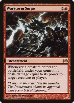 Warstorm Surge Planechase 2012 NM Red Rare MAGIC THE GATHERING CARD ABUGames - Image 1