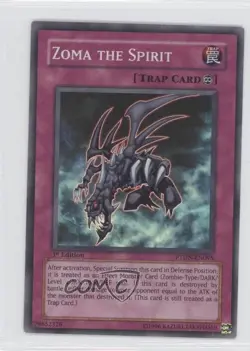 Zoma the Spirit 1st Ed. YuGiOh Phantom Darkness #PTDN-EN095 2008 ic4 - Image 1