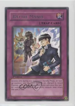 Battle Mania (R) 1st Ed. YuGiOh Yusei Fudo Duelist Pack #DP08-EN025 2009 00gy - Image 1