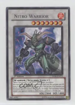 Nitro Warrior 1st Ed. YuGiOh Yusei Fudo Duelist Pack #DP08-EN013 2009 06pr - Image 1