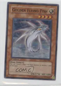 Golden Flying Fish 1st Ed. YuGiOh Phantom Darkness #PTDN-EN086 2008 nh3 - Image 1
