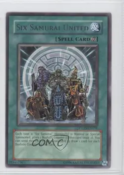 Six Samurai United 1st Ed. YuGiOh Phantom Darkness #PTDN-EN059 2008 0a1 - Image 1