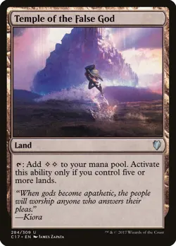 Temple of the False God Commander 2017 PLD Land Uncommon MAGIC CARD ABUGames - Image 1