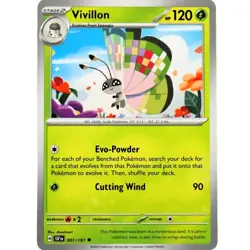 Vivillon - Uncommon - Pokemon TCG Surging Sparks #007/191 - Image 2