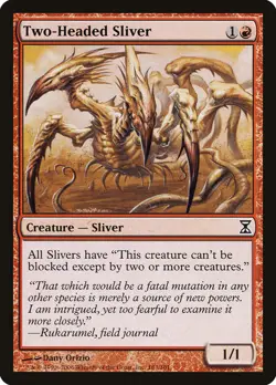 Two-Headed Sliver [Time Spiral] Magic MTG - Image 1