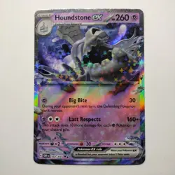 Houndstone ex 102/197 Obsidian Flames PokÃ©mon Pokemon Card English Near Mint - Image 1