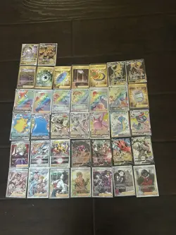 Pokemon Card Collection W/ Vstars, Vmax, Trainers, Rainbows, And Etc - Image 1