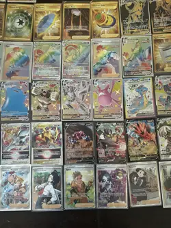 Pokemon Card Collection W/ Vstars, Vmax, Trainers, Rainbows, And Etc - Image 7