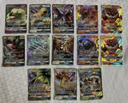 Pokemon Card GX Ultra Rare Lot Of 13 NM/MT Condition Japanese And English - Image 1