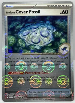 Antique Cover Fossil - PokÃ©mon TCG Black Bolt Poke Ball Pokemon Card 080/086 - Image 1