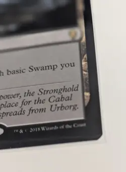 Cabal Stronghold, Dominara, MTG, NM, Sleeved. - Image 3