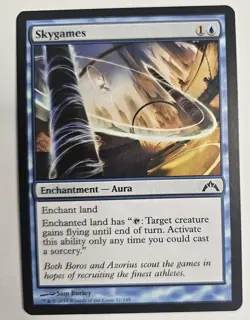 MTG Magic The Gathering Card Skygames Enchantment Aura Blue Gatecrash 2013 - Image 1
