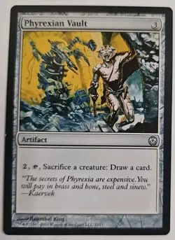 MTG Magic The Gathering Card Phyrexian Vault Artifact DD Phyrexia vs Coalition - Image 1