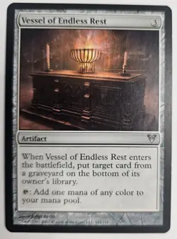 MTG Magic The Gathering Card Vessel of Endless Rest Artifact Avacyn Restored - Image 1