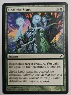 MTG Magic The Gathering Card Heal the Scars Instant Green Lorwyn - Image 1