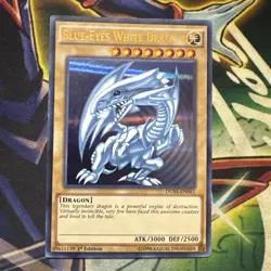 Yugioh! Blue-Eyes White Dragon DUSA-EN043 Ultra Rare 1st Edition VLP/NM - Image 1