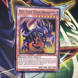 Yugioh! Red-Eyes Toon Dragon SHVI-EN036 Super Rare 1st Edition NM - Image 1