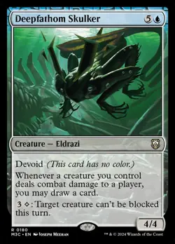 MTG  Deepfathom Skulker (Ripple Foil) [Modern Horizons 3 Commander] - Image 1