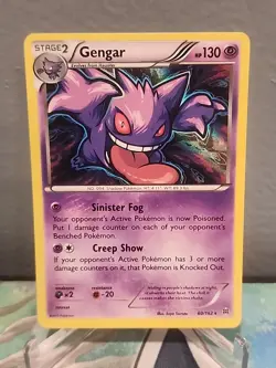 Gengar 60/162 Holo Rare Pokemon Card Breakthrough - Image 4