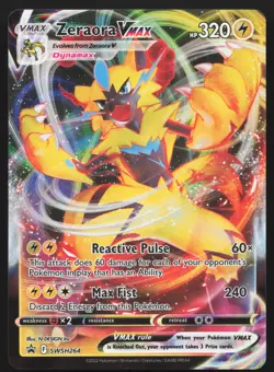 Zeraora VMAX SWSH264 Sword & Shield Black Star Promo Near Mint Pokemon Card - Image 1