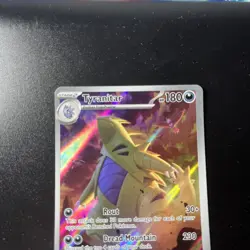 Pokemon TCG Tyranitar Holo Card Scarlet & Violet Paldea Evolved 222/193 - Image 5