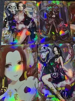 One Piece Set of 9 Collectible Character Anime SR Boa Hancock Cards K10 CCG - Image 2