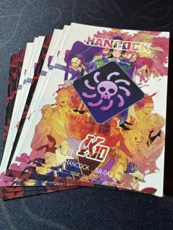 One Piece Set of 9 Collectible Character Anime SR Boa Hancock Cards K10 CCG - Image 6
