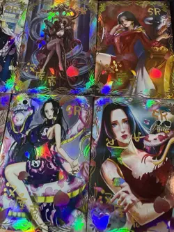 One Piece Set of 9 Collectible Character Anime SR Boa Hancock Cards K10 CCG - Image 9