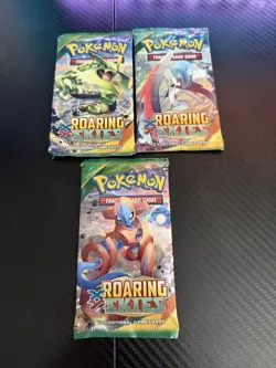 Single  Pokémon TCG Roaring Skies Booster Pack - 10 Cards - Image 2
