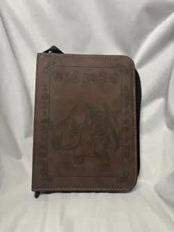 2 Pokemon Card Holder Binders Charizard And Blastoise Leather. New Without Tags - Image 11
