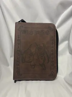 2 Pokemon Card Holder Binders Charizard And Blastoise Leather. New Without Tags - Image 3