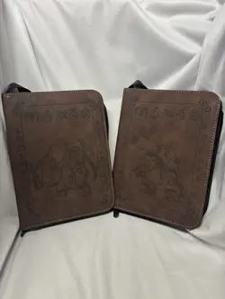 2 Pokemon Card Holder Binders Charizard And Blastoise Leather. New Without Tags - Image 9