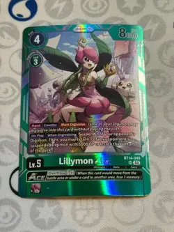 Lillymon ACE - BT14-049 - Foil (NM) - Digimon Card Game TCG - Image 2