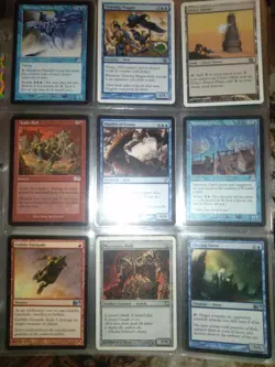 Big Old Vintage Magic The Gathering 63 Cards Collection Binder Random Sets - Image 2