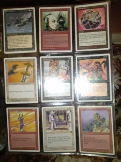 Big Old Vintage Magic The Gathering 63 Cards Collection Binder Random Sets - Image 3