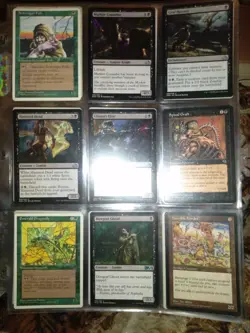 Big Old Vintage Magic The Gathering 63 Cards Collection Binder Random Sets - Image 4