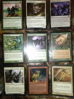 Big Old Vintage Magic The Gathering 63 Cards Collection Binder Random Sets - Image 5