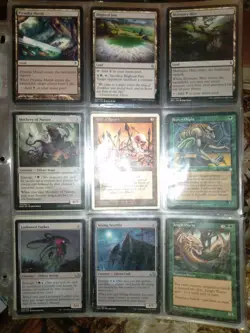 Big Old Vintage Magic The Gathering 63 Cards Collection Binder Random Sets - Image 7