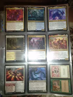 Big Old Vintage Magic The Gathering 63 Cards Collection Binder Random Sets - Image 8