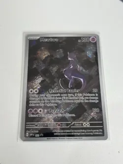 Pokemon Mewtwo SVP052 Scarlet & Violet 151 Black Star Promo Holo Card - Image 1