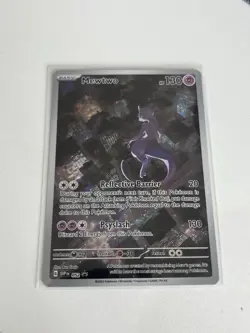 Pokemon Mewtwo SVP052 Scarlet & Violet 151 Black Star Promo Holo Card - Image 7