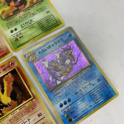 Lot of Japanese Pokemon Cards includes Holo Slow King, Moltres & Dark Gyrados - Image 6