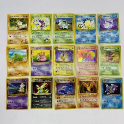 Lot of Japanese Pokemon Cards includes Holo Slow King, Moltres & Dark Gyrados - Image 9