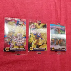 2005 Morinaga Dragon Ball Japanese Wafer Card 3D Son Goku Gohan Goten NM Unopen - Image 1