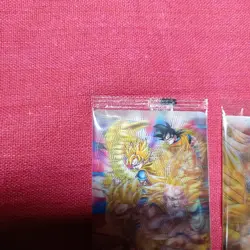 2005 Morinaga Dragon Ball Japanese Wafer Card 3D Son Goku Gohan Goten NM Unopen - Image 3
