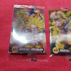 2005 Morinaga Dragon Ball Japanese Wafer Card 3D Son Goku Gohan Goten NM Unopen - Image 5