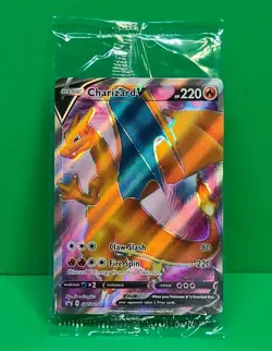 Charizard V SWSH050 SWSH Black Star Promo Pokemon Card Holo Sealed - Image 1