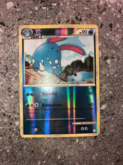 Pokemon TCG Cards Azumarill 2/123 HGSS Reverse Holo Rare EXC - Image 7